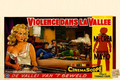 The Tall Stranger - Belgian Movie Poster