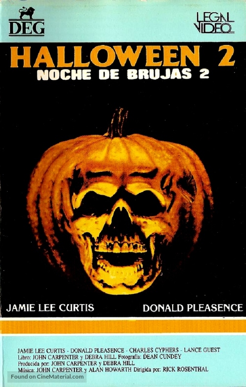 Halloween II - Argentinian VHS movie cover