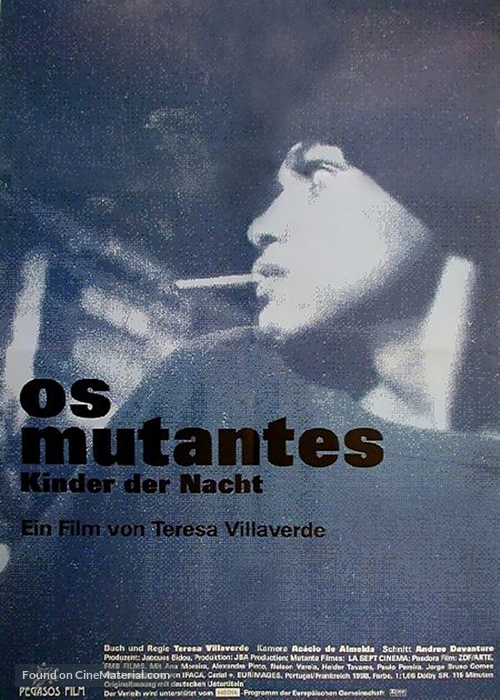 Os Mutantes - German Movie Poster