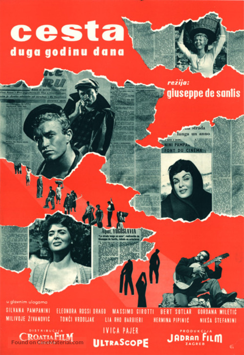 Cesta duga godinu dana - Yugoslav Movie Poster