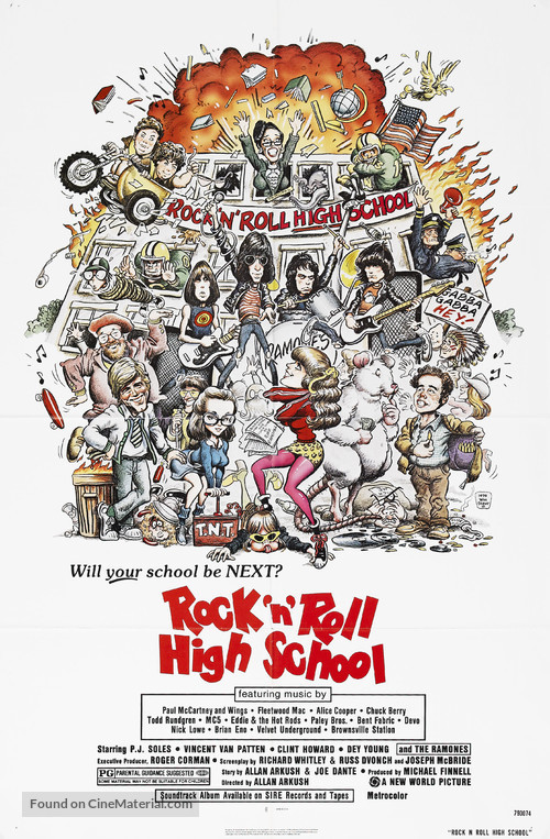 Rock &#039;n&#039; Roll High School - Movie Poster