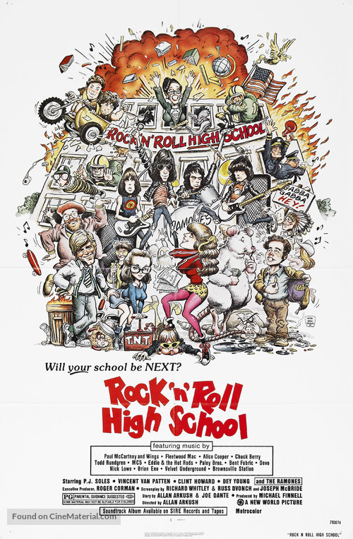 Rock 'n' Roll High School - Movie Poster