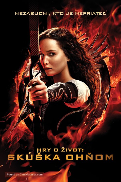 The Hunger Games: Catching Fire - Slovak Movie Cover