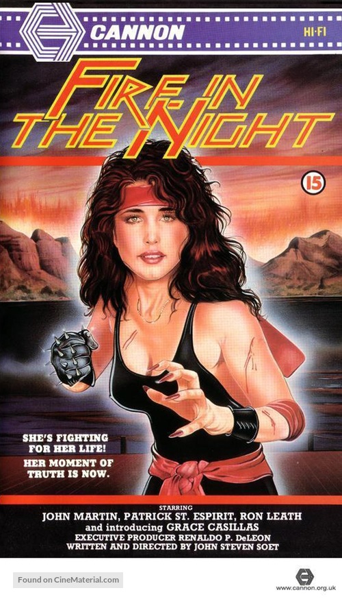 Fire in the Night - British VHS movie cover