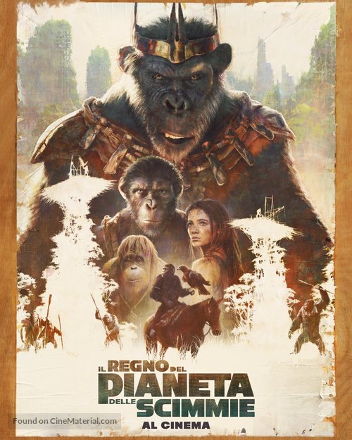 Kingdom of the Planet of the Apes - Italian Movie Poster