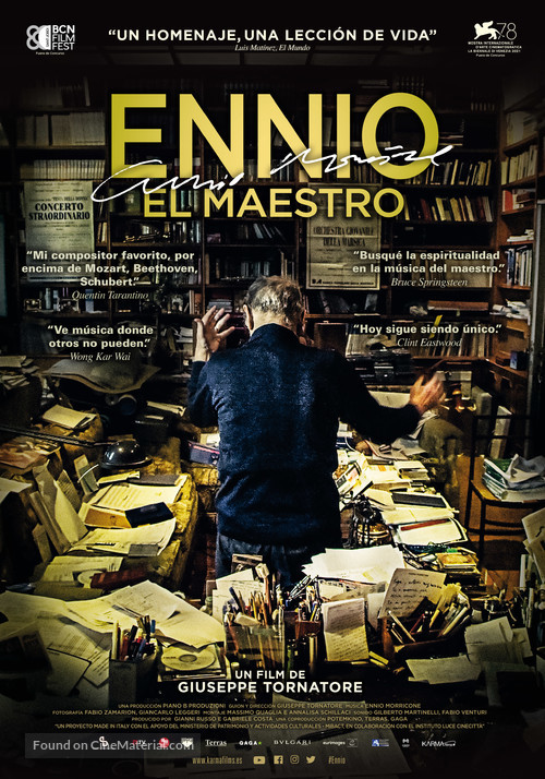 Ennio - Spanish Movie Poster