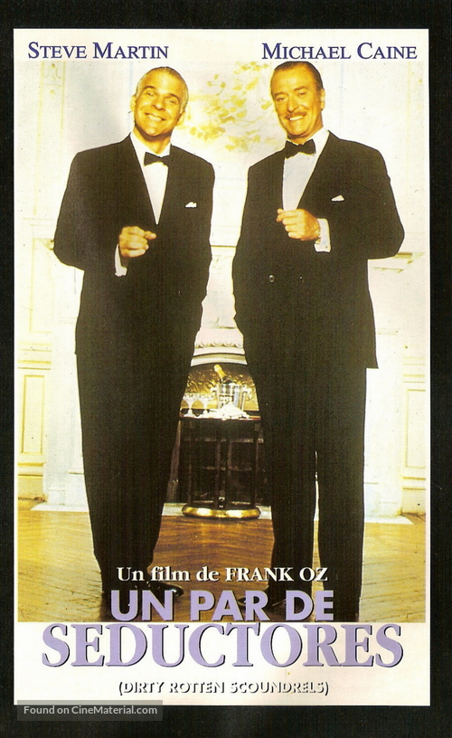 Dirty Rotten Scoundrels - Spanish VHS movie cover