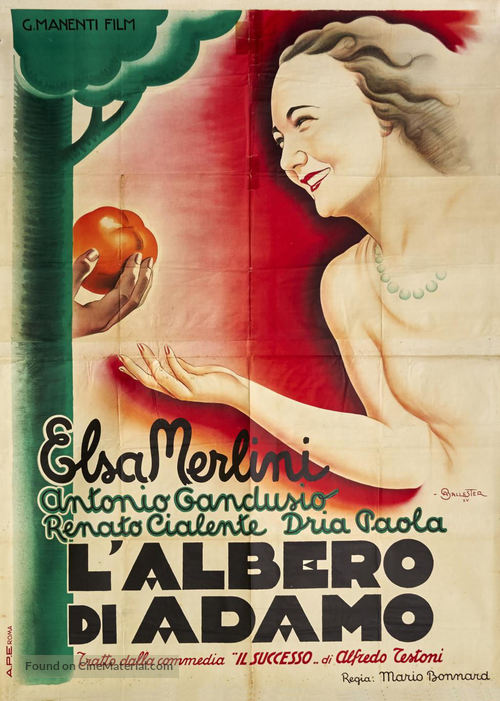 L&#039;albero di Adamo - Italian Movie Poster