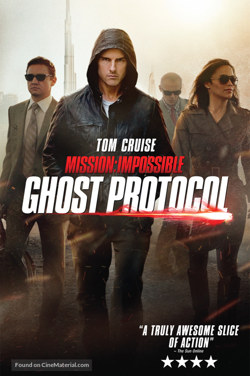 Mission: Impossible - Ghost Protocol - Swedish DVD movie cover