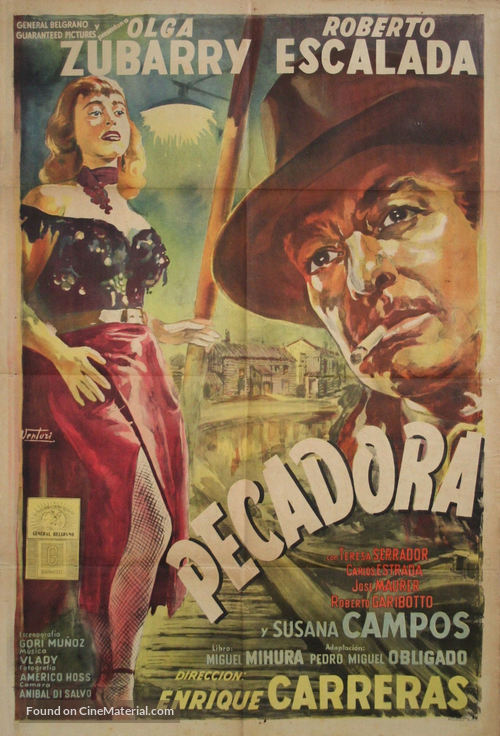 Pecadora - Argentinian Movie Poster
