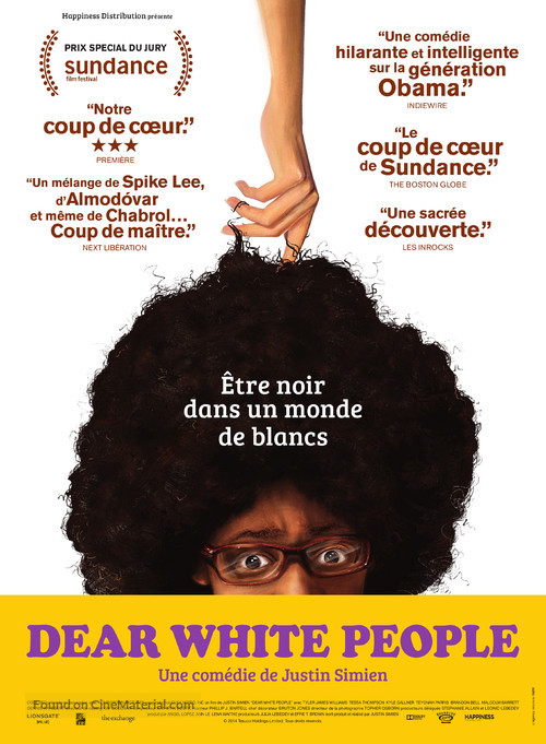 Dear White People - French Movie Poster