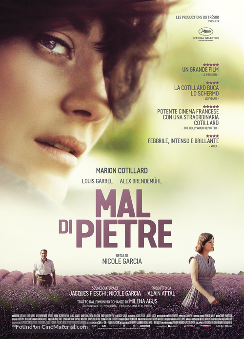 Mal de pierres - Italian Movie Poster