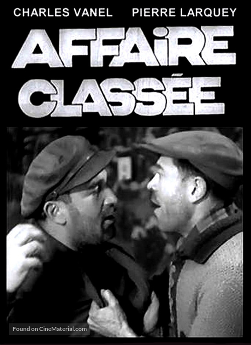 Affaire class&eacute;e - French Movie Poster