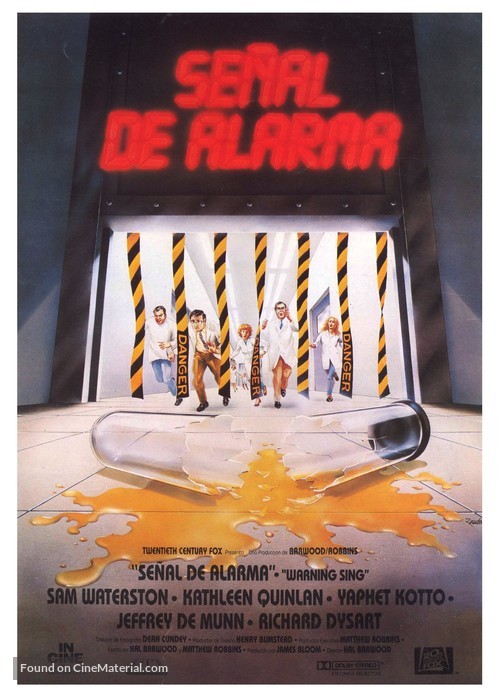 Warning Sign - Spanish Movie Poster