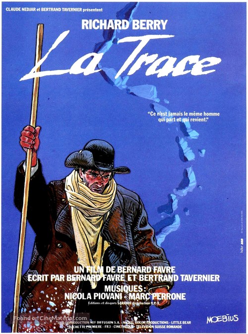 La trace - French Movie Poster