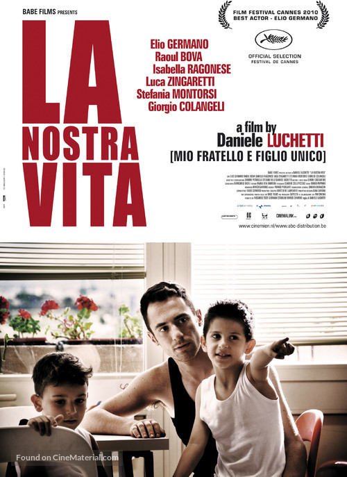 La nostra vita - Dutch Movie Poster