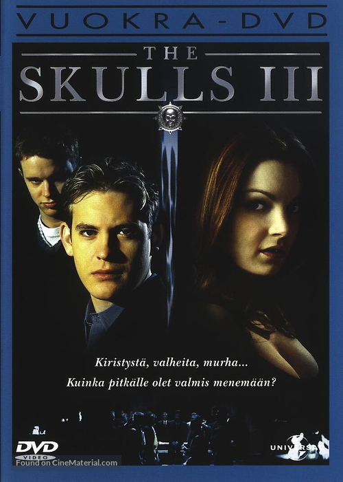 The Skulls III - Finnish DVD movie cover