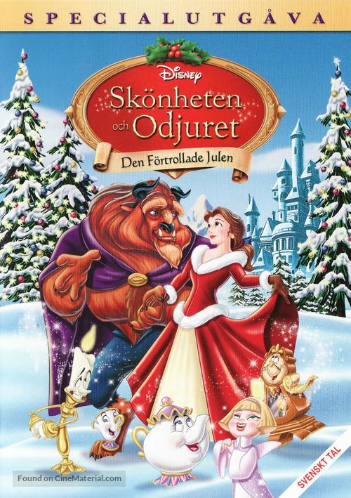 Beauty and the Beast: The Enchanted Christmas - Swedish DVD movie cover