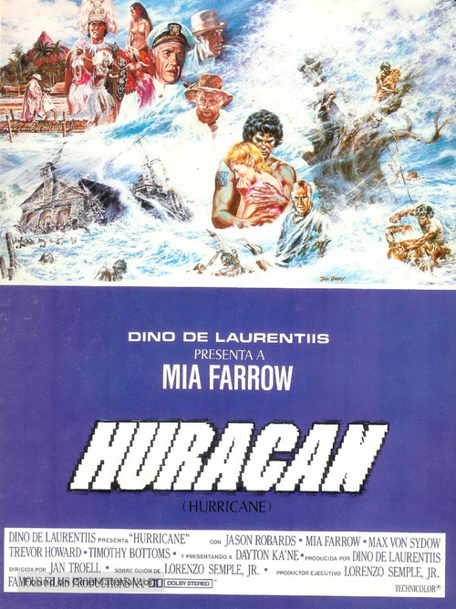 Hurricane - Spanish Movie Poster