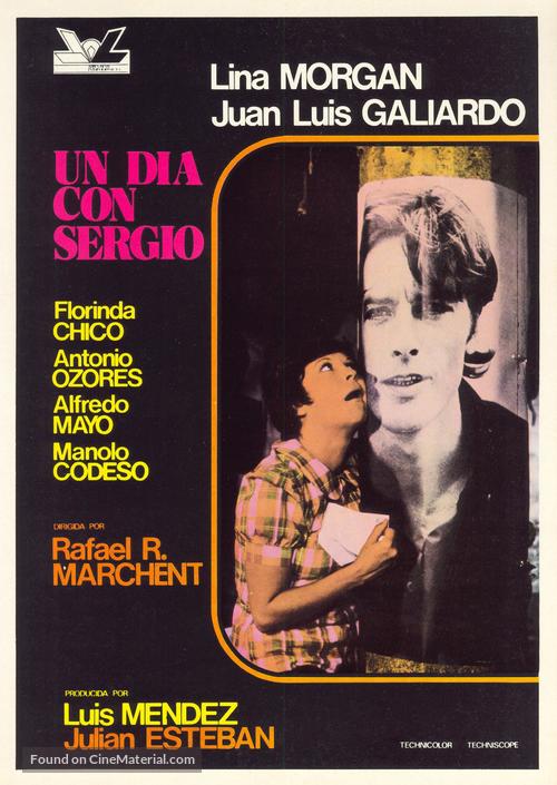 Un d&iacute;a con Sergio - Spanish Movie Poster