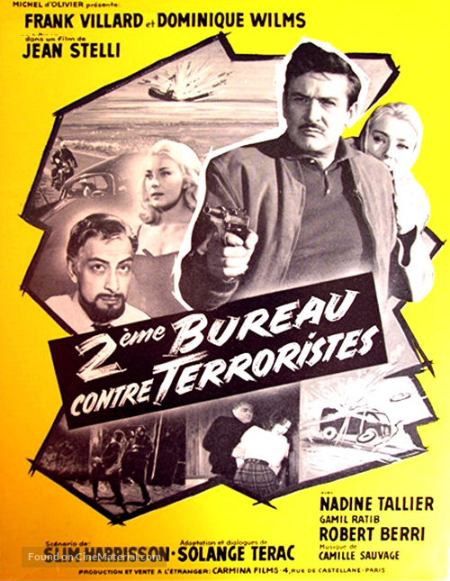 Deuxi&egrave;me bureau contre terroristes - French Movie Poster