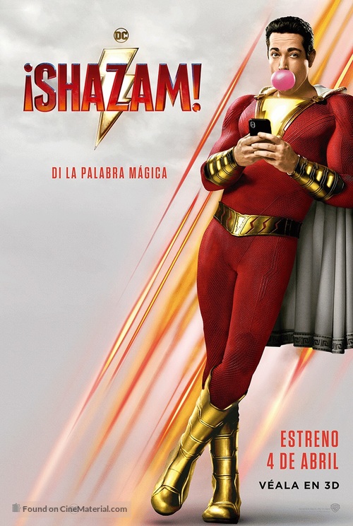 Shazam! - Chilean Movie Poster