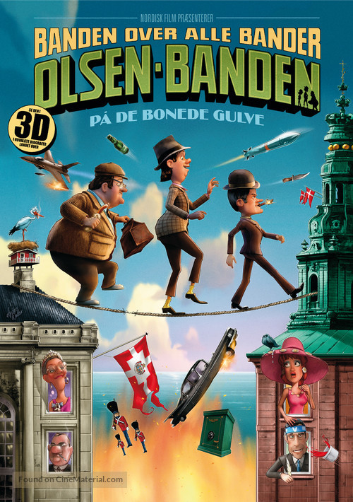 Olsen Banden p&aring; de bonede gulve - Danish Movie Poster