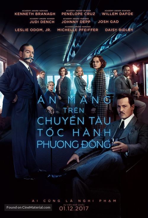 Murder on the Orient Express - Vietnamese Movie Poster