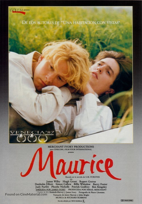 Maurice - Spanish Movie Poster