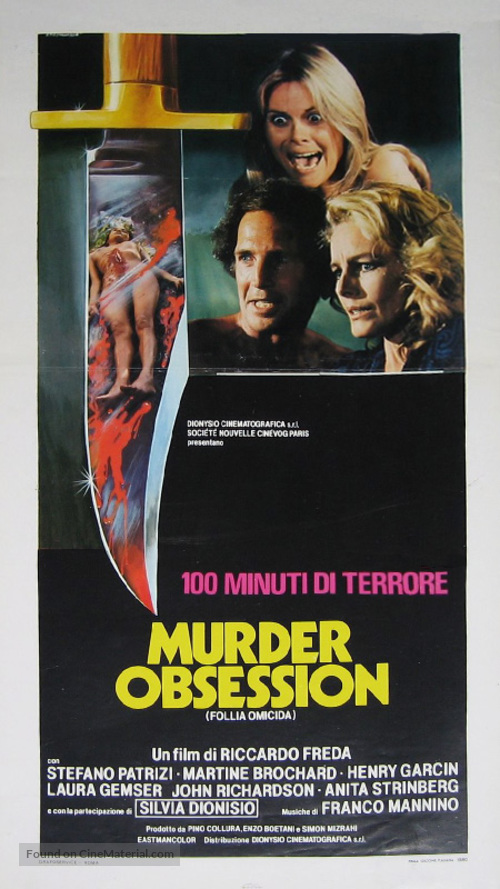 Murder Obsession - Italian Movie Poster