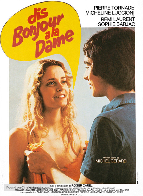 Dis bonjour &agrave; la dame - French Movie Poster