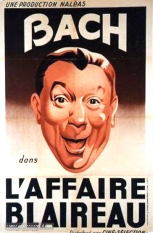 L&#039;affaire Blaireau - French Movie Poster