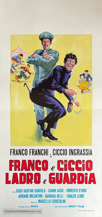 Franco e Ciccio... ladro e guardia - Italian Movie Poster
