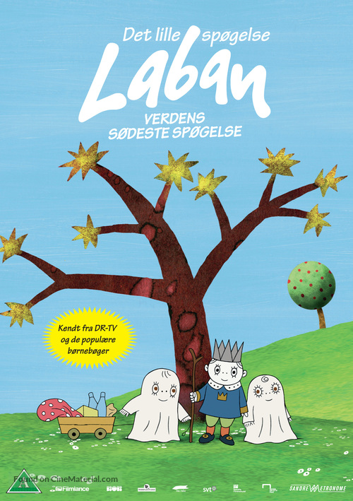 Lilla sp&ouml;ket Laban - V&auml;rldens sn&auml;llaste sp&ouml;ke - Danish DVD movie cover