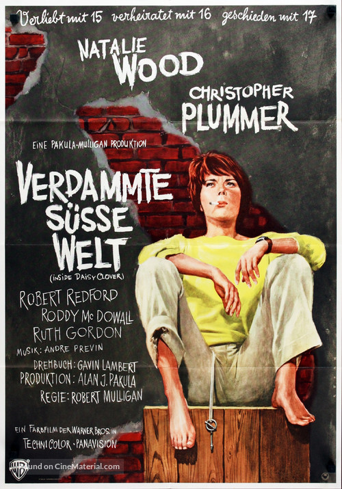 Inside Daisy Clover - German Movie Poster