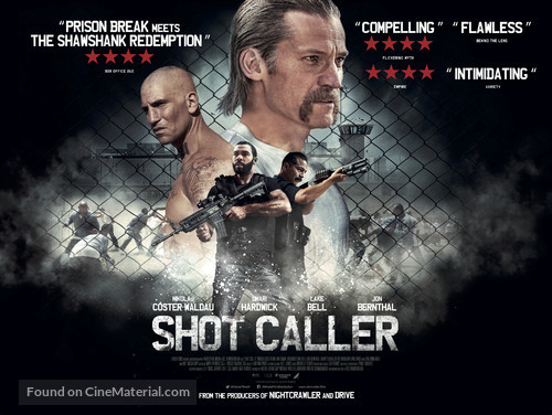 Shot Caller - British Movie Poster