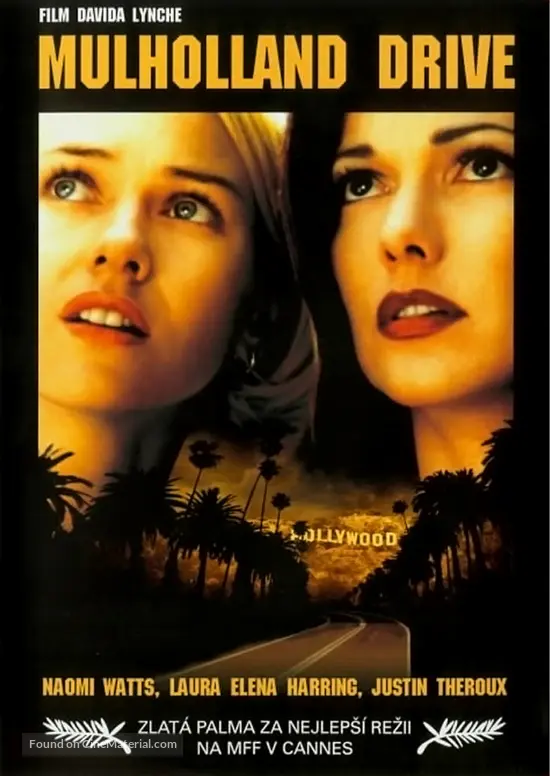 Mulholland Dr. - Czech DVD movie cover