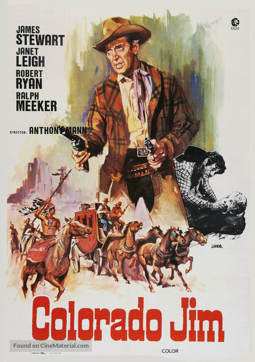 The Naked Spur - Spanish Movie Poster