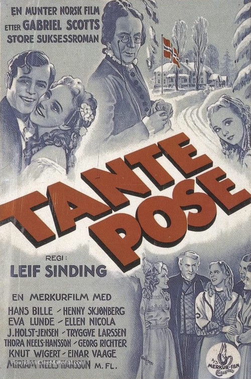 Tante Pose - Norwegian Movie Poster