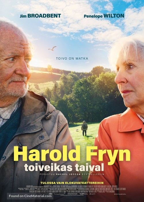 The Unlikely Pilgrimage of Harold Fry - Finnish Movie Poster