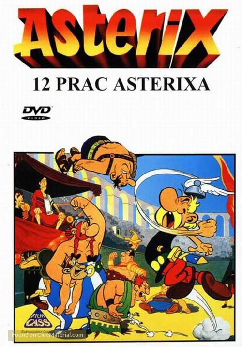 Les douze travaux d&#039;Ast&eacute;rix - Polish DVD movie cover