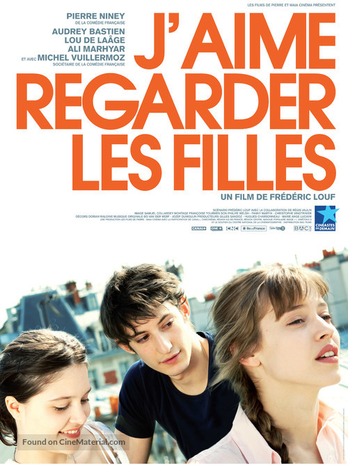 J&#039;aime regarder les filles - French Movie Poster