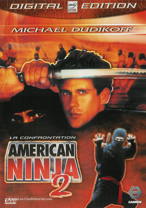American Ninja 2: The Confrontation - French DVD movie cover