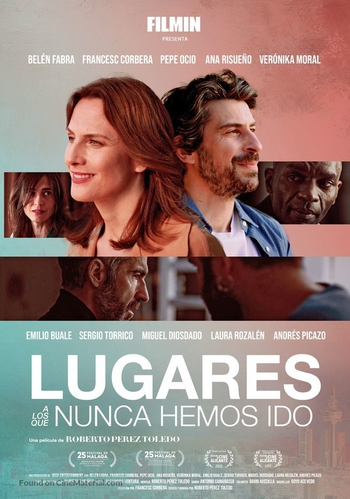 Lugares a los que nunca hemos ido - Spanish Movie Poster
