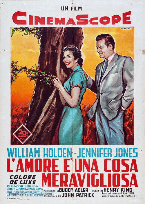 Love Is a Many-Splendored Thing - Italian Movie Poster