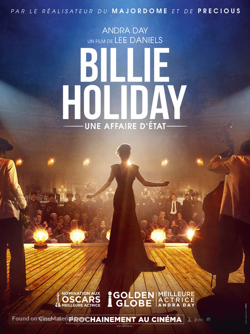 The United States vs. Billie Holiday - French Movie Poster