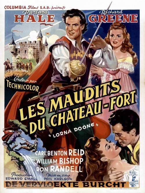 Lorna Doone - Belgian Movie Poster