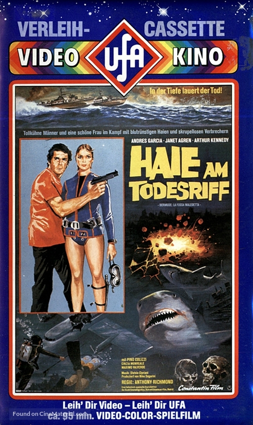 Bermude: la fossa maledetta - German VHS movie cover