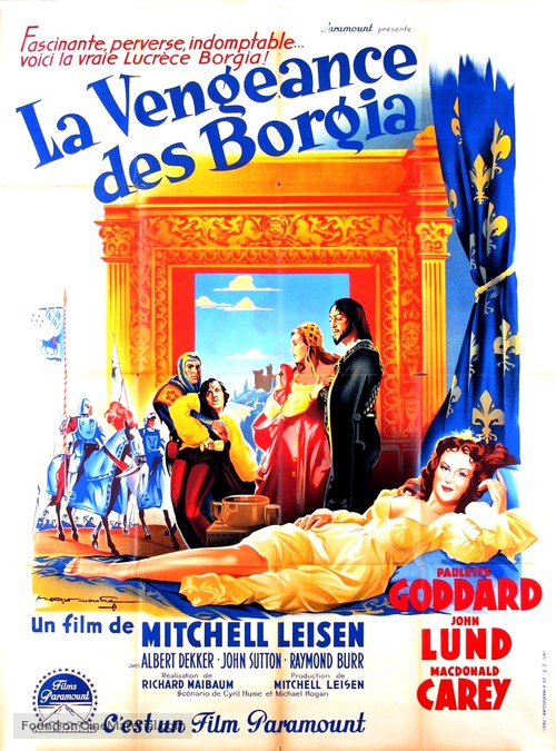 Bride of Vengeance - French Movie Poster