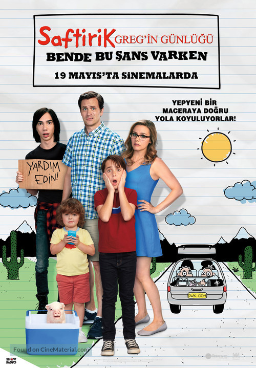 Diary of a Wimpy Kid: The Long Haul - Turkish Movie Poster